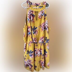 As U Wish Yellow Floral Romper